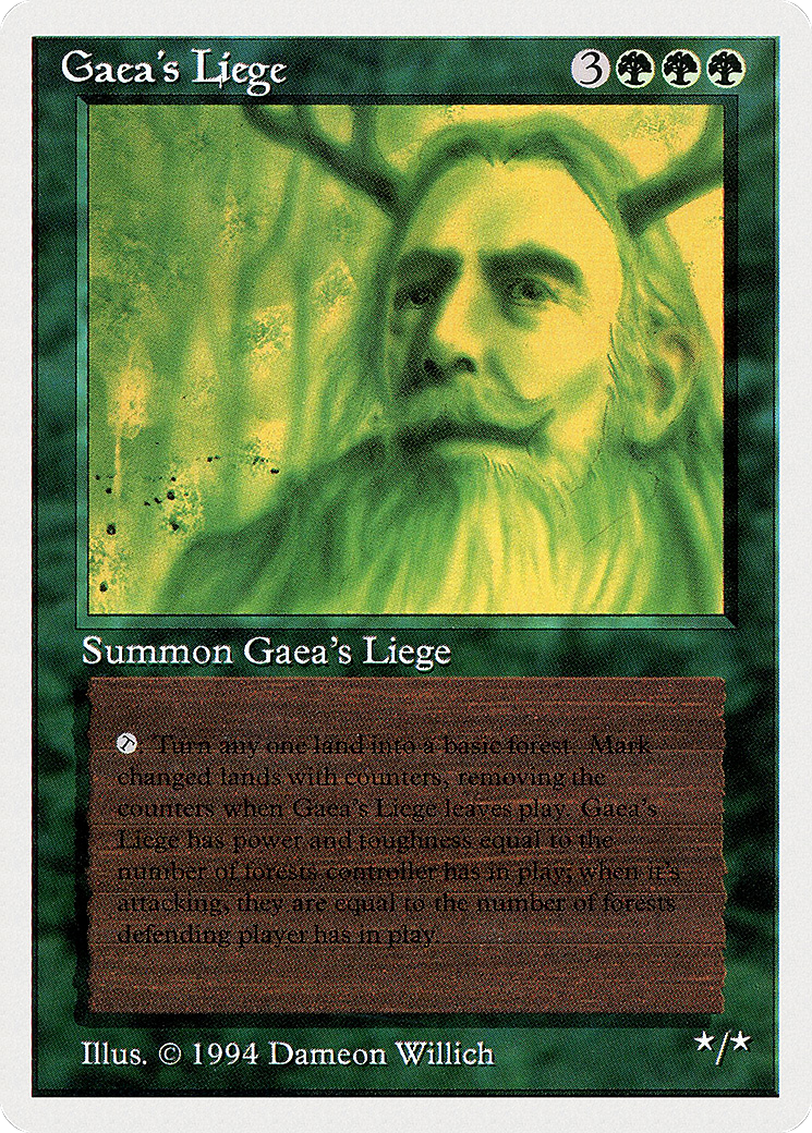 {R} Gaea's Liege [Summer Magic / Edgar][SUM 198]