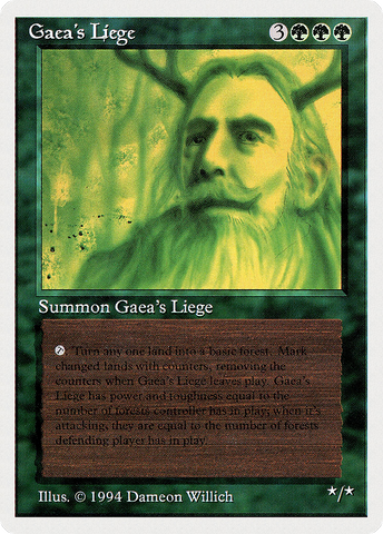 {R} Gaea's Liege [Summer Magic / Edgar][SUM 198]