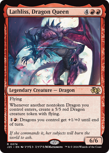{R} Lathliss, Dragon Queen (Anime) [Foundations Jumpstart][J25 074]
