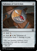 {C} Talisman of Conviction (Ripple Foil) [Modern Horizons 3 Commander][RPF M3C 307]