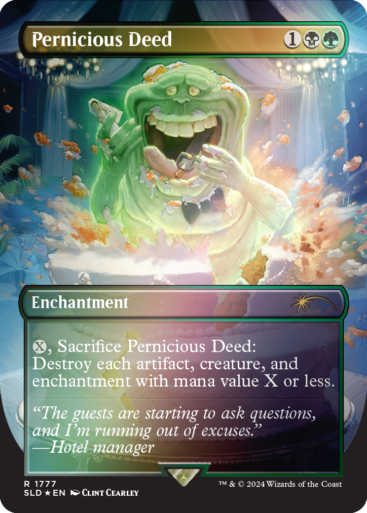{R} Pernicious Deed (Rainbow Foil) [Secret Lair Drop Series][RBF SLD 1777]