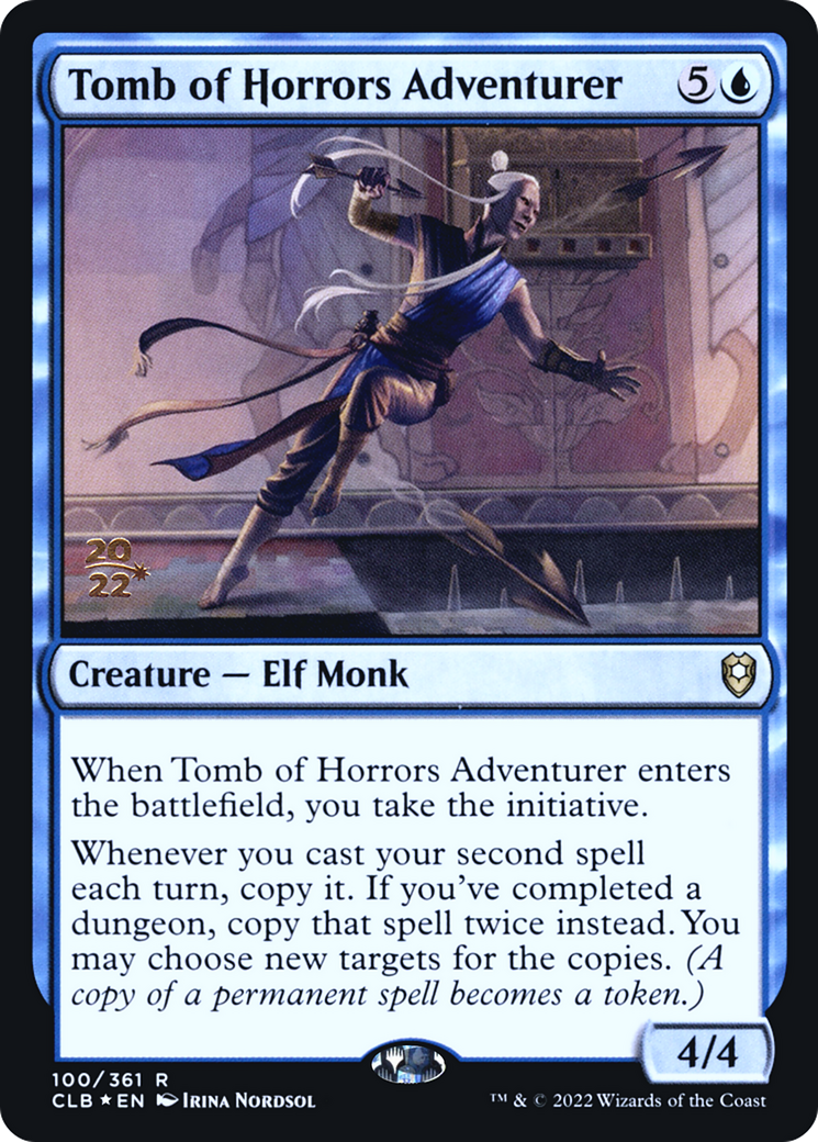 {R} Tomb of Horrors Adventurer [Commander Legends: Battle for Baldur's Gate Prerelease Promos][PR CLB 100]