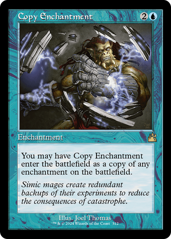 {R} Copy Enchantment (Retro Frame) [Ravnica Remastered][RVR 312]