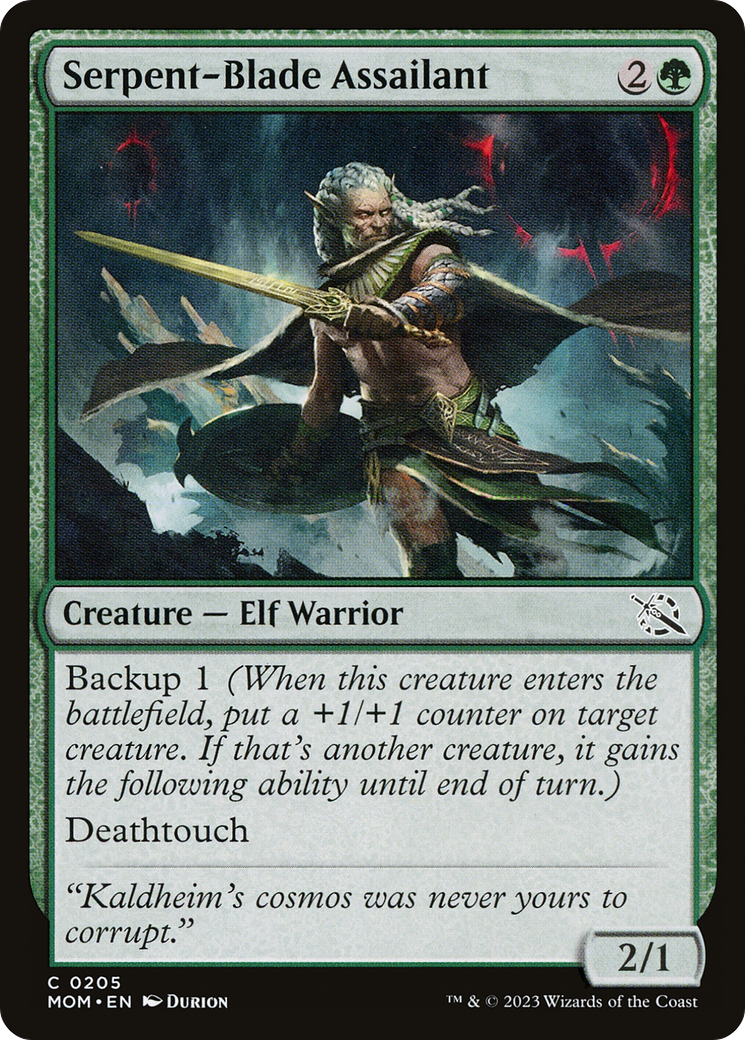 {C} Serpent-Blade Assailant [March of the Machine][MOM 205]