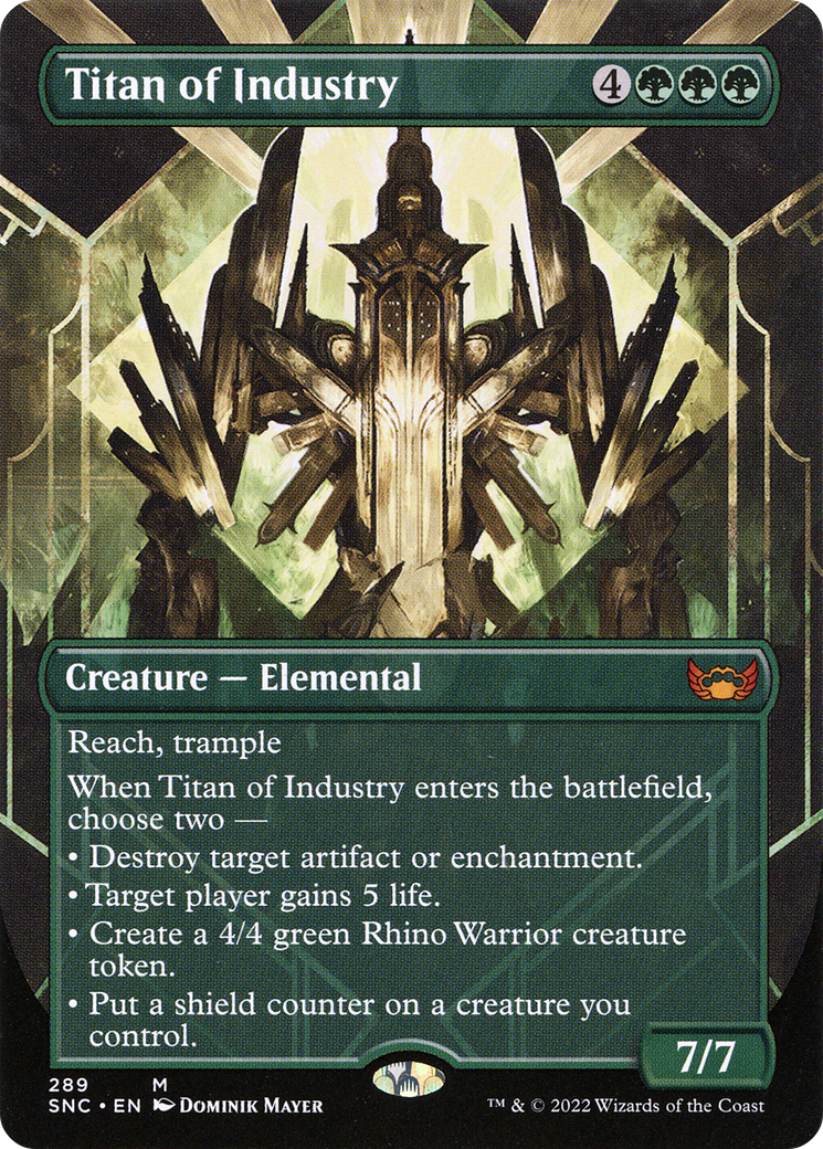 {R} Titan of Industry (Borderless Alternate Art) [Streets of New Capenna][SNC 289]