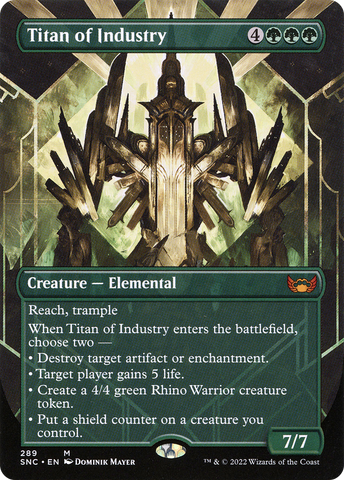 {R} Titan of Industry (Borderless Alternate Art) [Streets of New Capenna][SNC 289]
