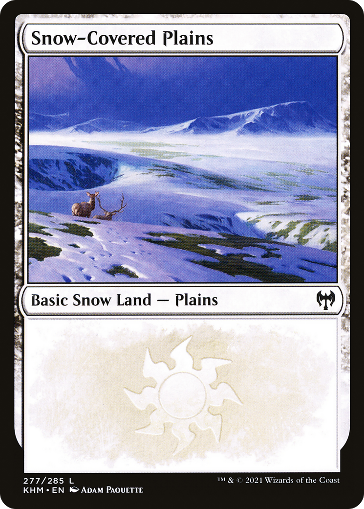 {B}[KHM 277] Snow-Covered Plains (277) [Kaldheim]
