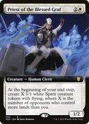 {R} Priest of the Blessed Graf (Extended Art) [Innistrad: Crimson Vow Commander][VOC 045]