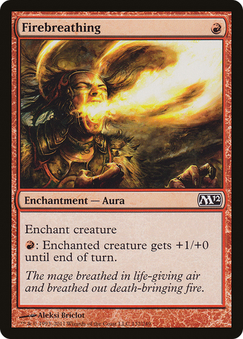 {C} Firebreathing [Magic 2012][M12 132]