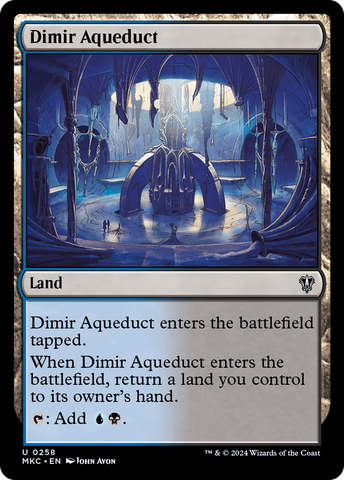 {C} Dimir Aqueduct [Murders at Karlov Manor Commander][MKC 258]