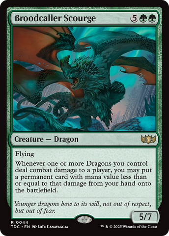 {R} Broodcaller Scourge [Tarkir: Dragonstorm Commander][TDC 044]