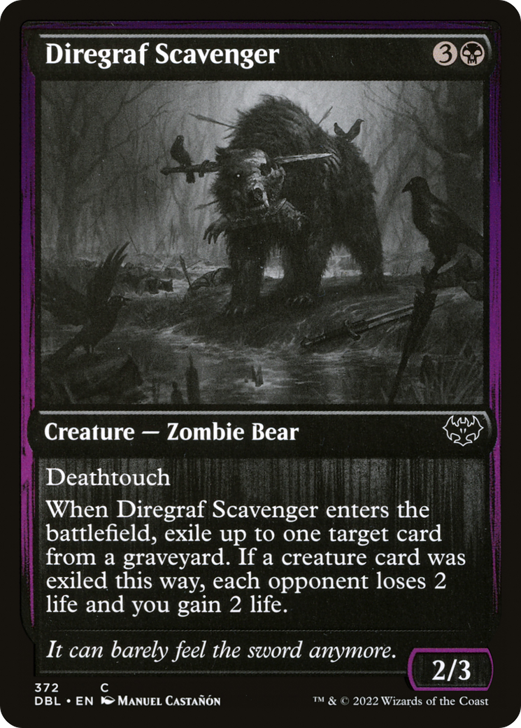 {C} Diregraf Scavenger [Innistrad: Double Feature][DBL 372]