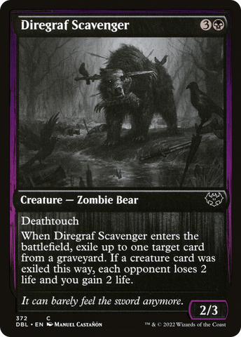 {C} Diregraf Scavenger [Innistrad: Double Feature][DBL 372]