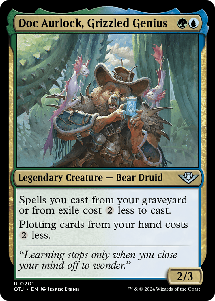 {@C} Doc Aurlock, Grizzled Genius [Outlaws of Thunder Junction][OTJ 201]