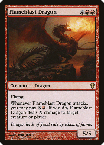 {R} Flameblast Dragon [Archenemy][ARC 038]