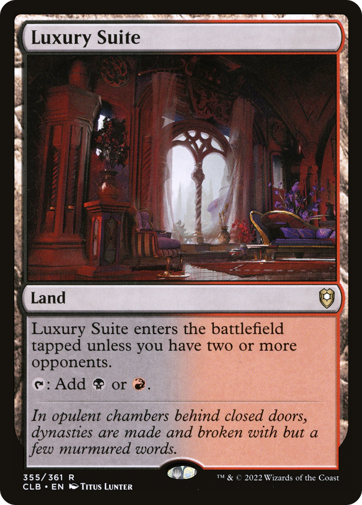 {R} Luxury Suite [Commander Legends: Battle for Baldur's Gate][CLB 355]