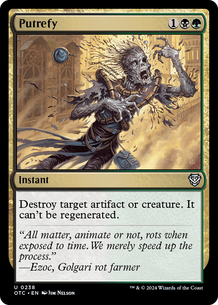 {C} Putrefy [Outlaws of Thunder Junction Commander][OTC 238]