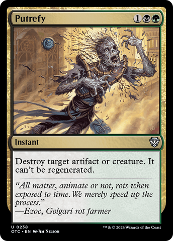 {C} Putrefy [Outlaws of Thunder Junction Commander][OTC 238]