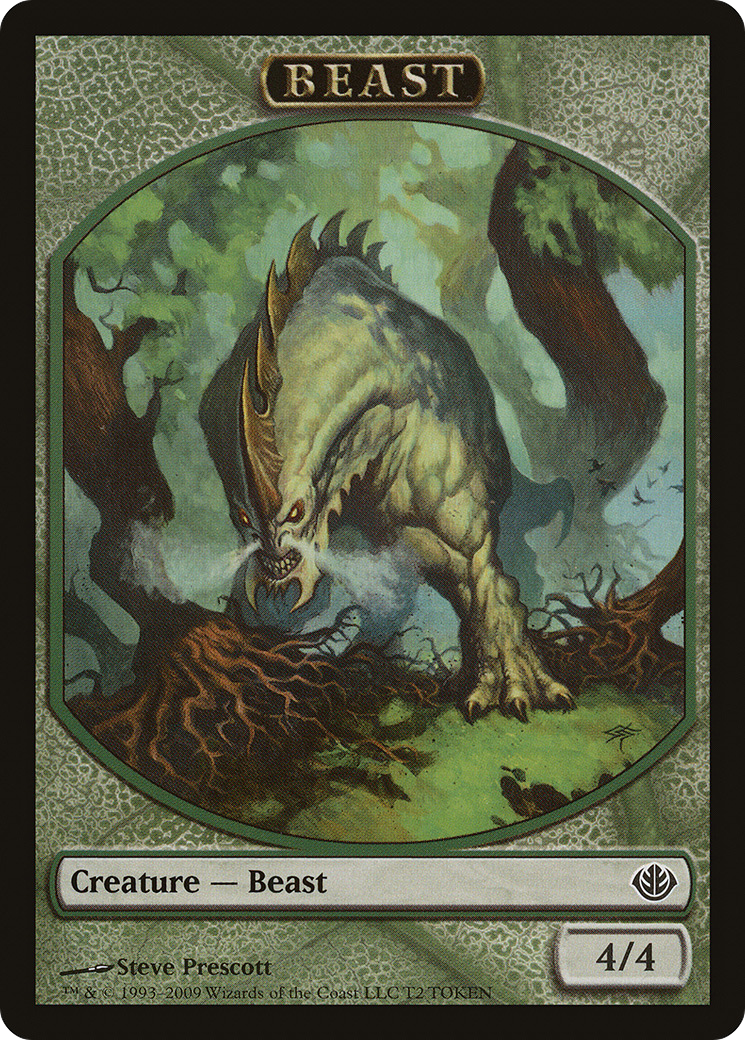 {T} Beast Token (T2) [Duel Decks: Garruk vs. Liliana Tokens][TDDD 002]