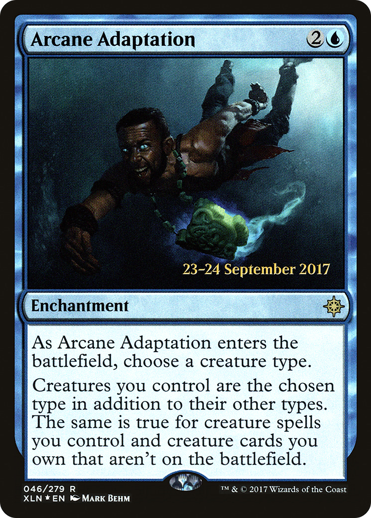 {R} Arcane Adaptation [Ixalan Prerelease Promos][PR XLN 046]
