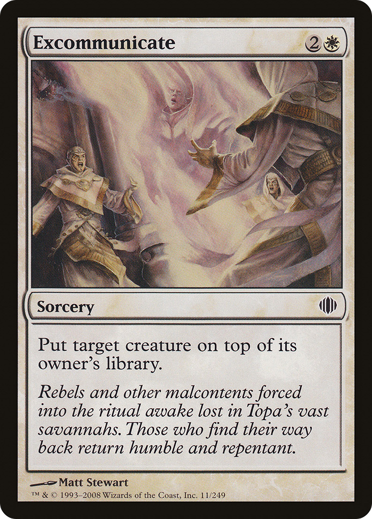 {C} Excommunicate [Shards of Alara][ALA 011]