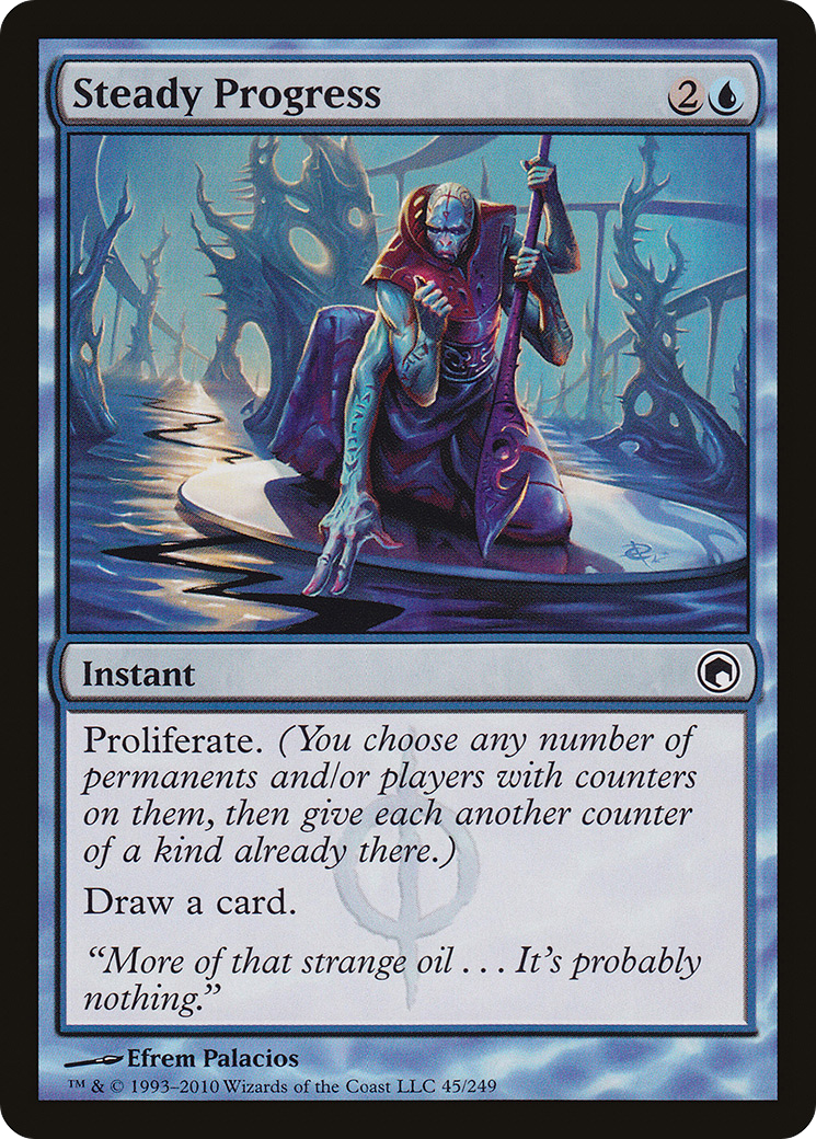 {C} Steady Progress [Scars of Mirrodin][SOM 045]