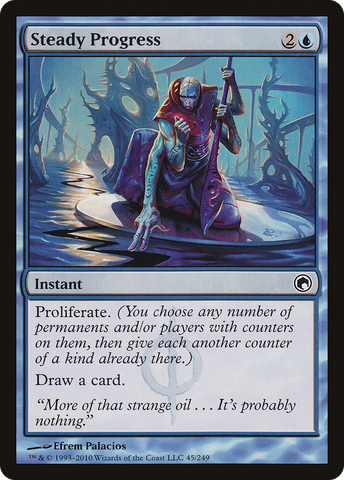 {C} Steady Progress [Scars of Mirrodin][SOM 045]