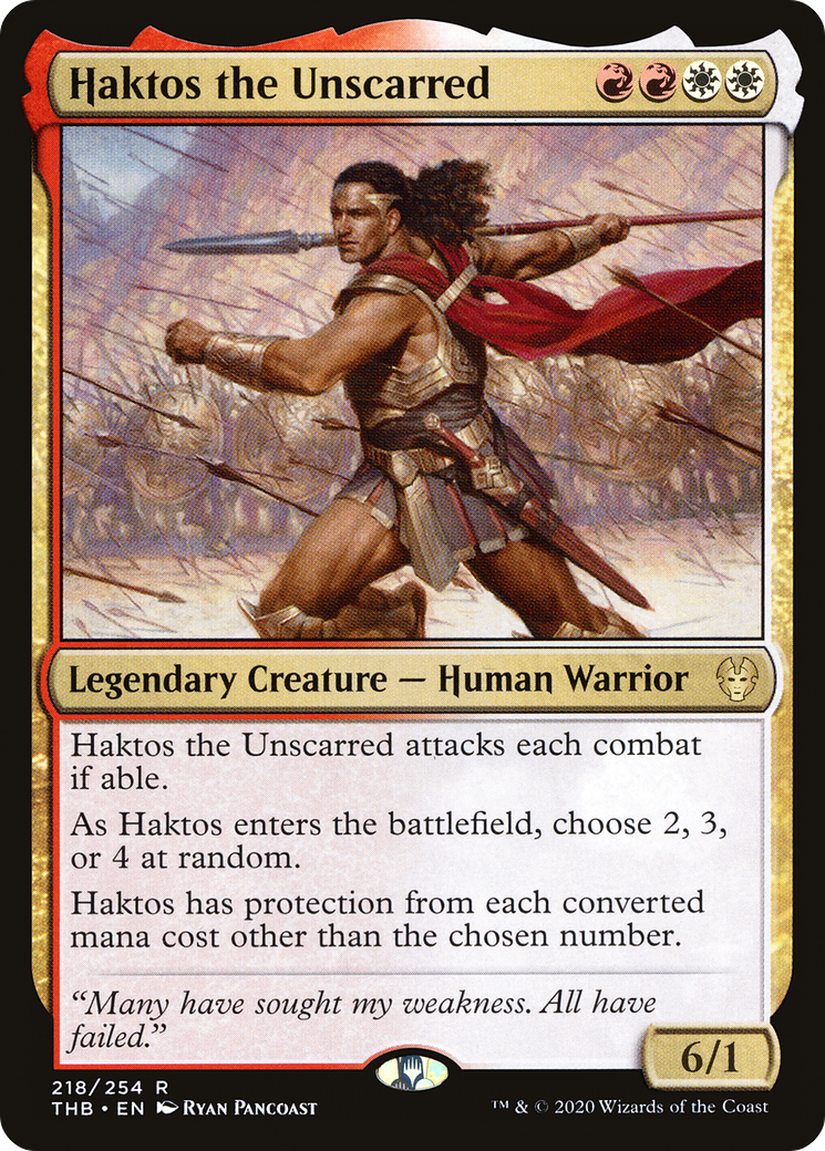 {R} Haktos the Unscarred [Theros Beyond Death][THB 218]