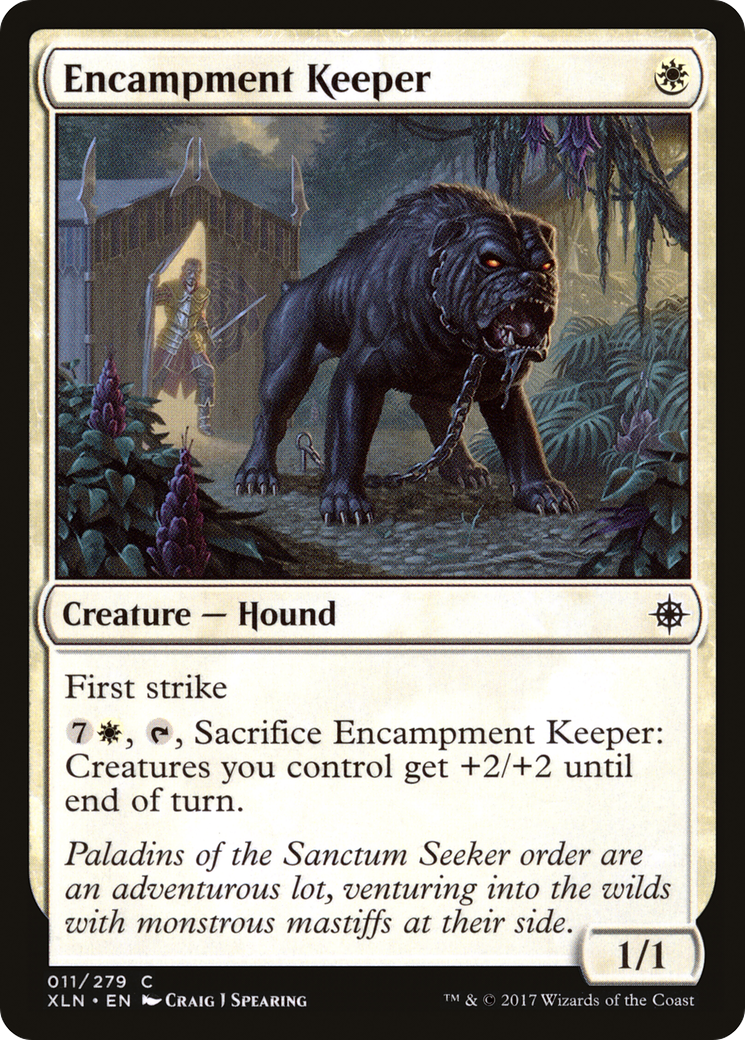{C} Encampment Keeper [Ixalan][XLN 011]