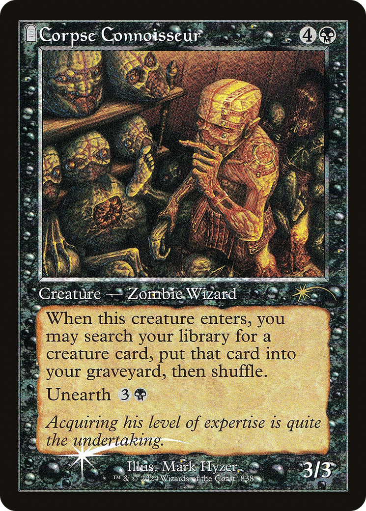 Corpse Connoisseur (Retro Frame) [SLD 838] : (tombstone) Foil