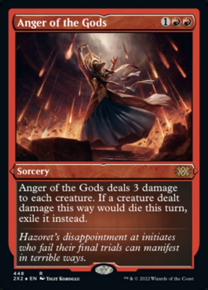 {R} Anger of the Gods (Foil Etched) [Double Masters 2022][2X2 448]