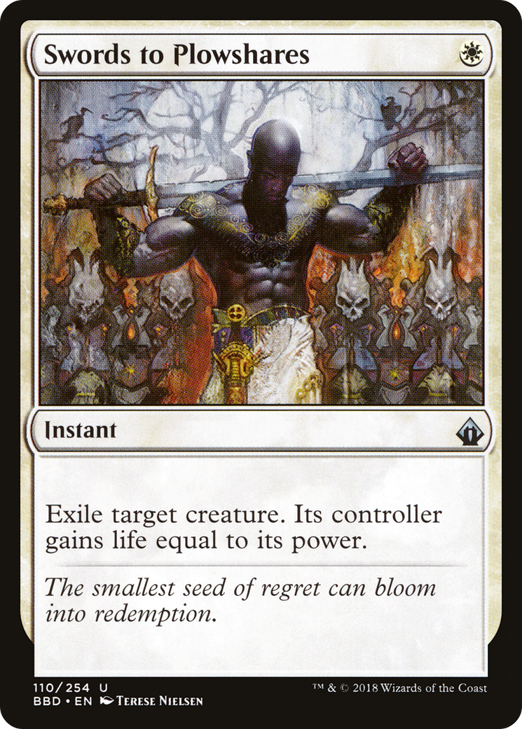 {C} Swords to Plowshares [Battlebond][BBD 110]