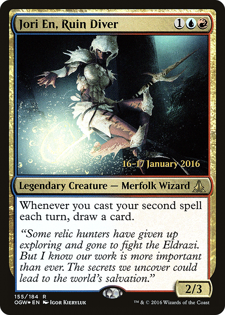 {R} Jori En, Ruin Diver [Oath of the Gatewatch Prerelease Promos][PR OGW 155]