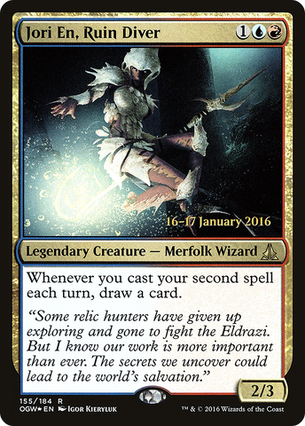 {R} Jori En, Ruin Diver [Oath of the Gatewatch Prerelease Promos][PR OGW 155]