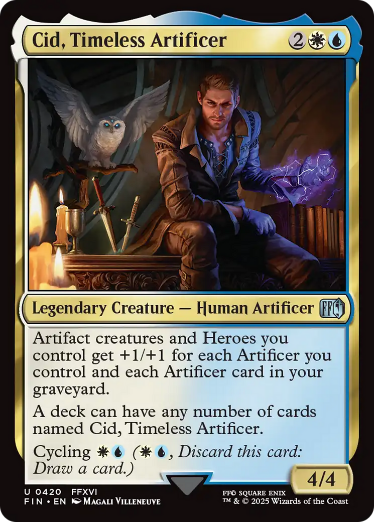 {@@FIN C} Cid, Timeless Artificer (0420) [FINAL FANTASY][FIN 420]