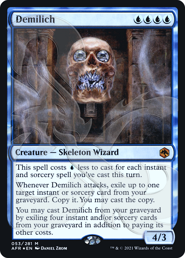 {R} Demilich (Ampersand Promo) [Dungeons & Dragons: Adventures in the Forgotten Realms Promos][AMP AFR 053]
