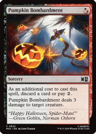 {C} Pumpkin Bombardment [Commander Marvel Super Heroes] [MSC 822]