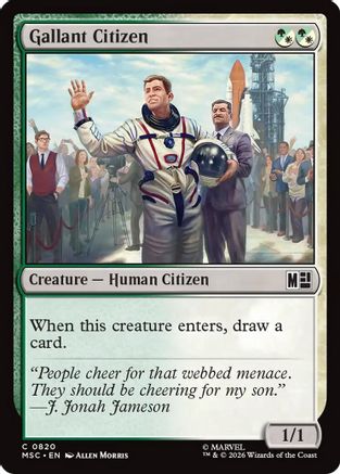 {C} Gallant Citizen [Commander Marvel Super Heroes] [MSC 820]