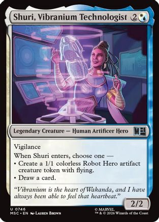 [@@MSC] Shuri, Vibranium Technologist [MSC 746]