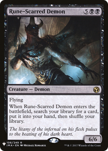 {R} Rune-Scarred Demon [Mystery Booster][LS IMA 106]