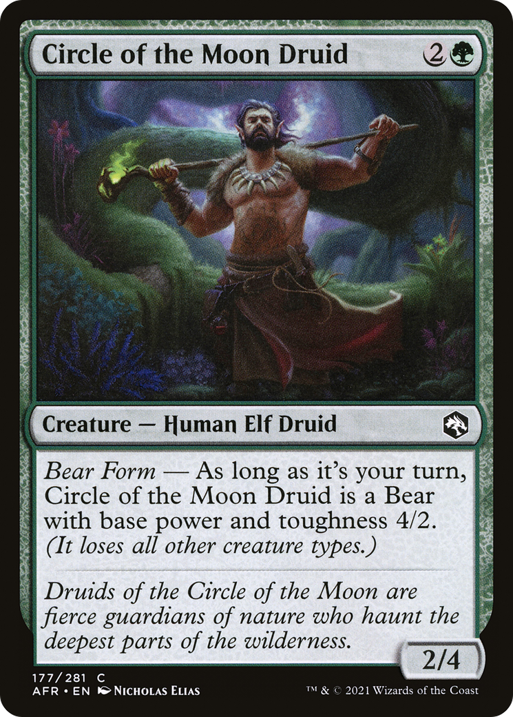 {C} Circle of the Moon Druid [Dungeons & Dragons: Adventures in the Forgotten Realms][AFR 177]