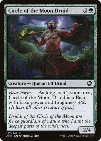 {C} Circle of the Moon Druid [Dungeons & Dragons: Adventures in the Forgotten Realms][AFR 177]