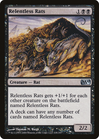 {C} Relentless Rats [Magic 2010][M10 108]