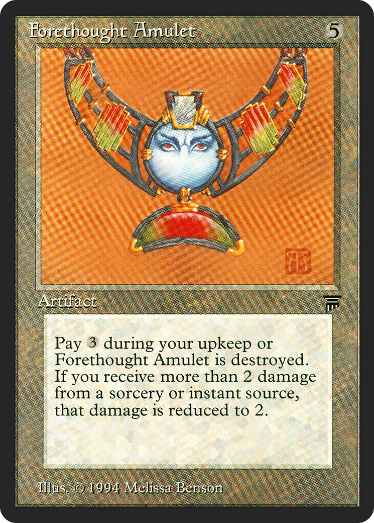 {R} Forethought Amulet [Legends][LEG 277]