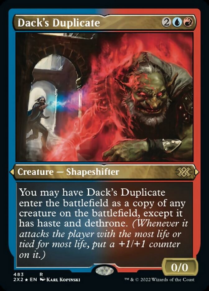 {R} Dack's Duplicate (Foil Etched) [Double Masters 2022][2X2 483] - Misty Mountain Games