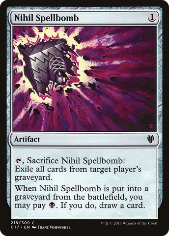 {C} Nihil Spellbomb [Commander 2017][C17 218]