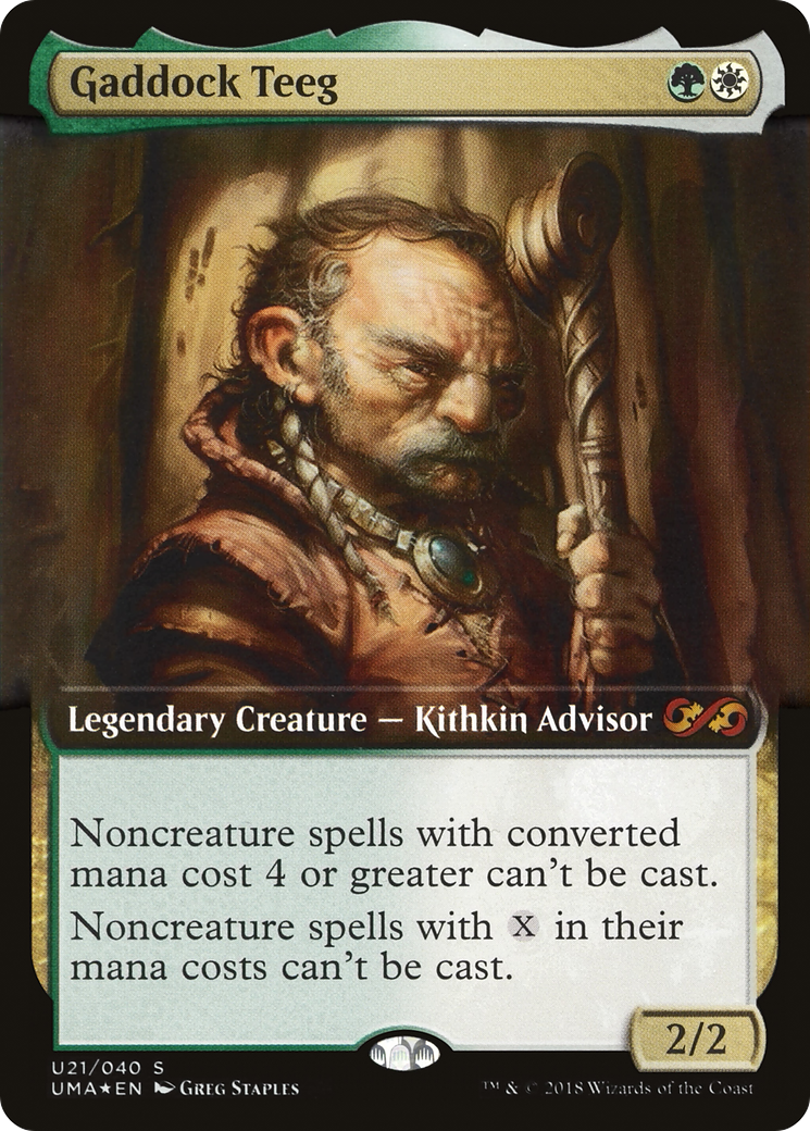 {R} Gaddock Teeg (Topper) [Ultimate Masters Box Topper][UMA U21] - Misty Mountain Games