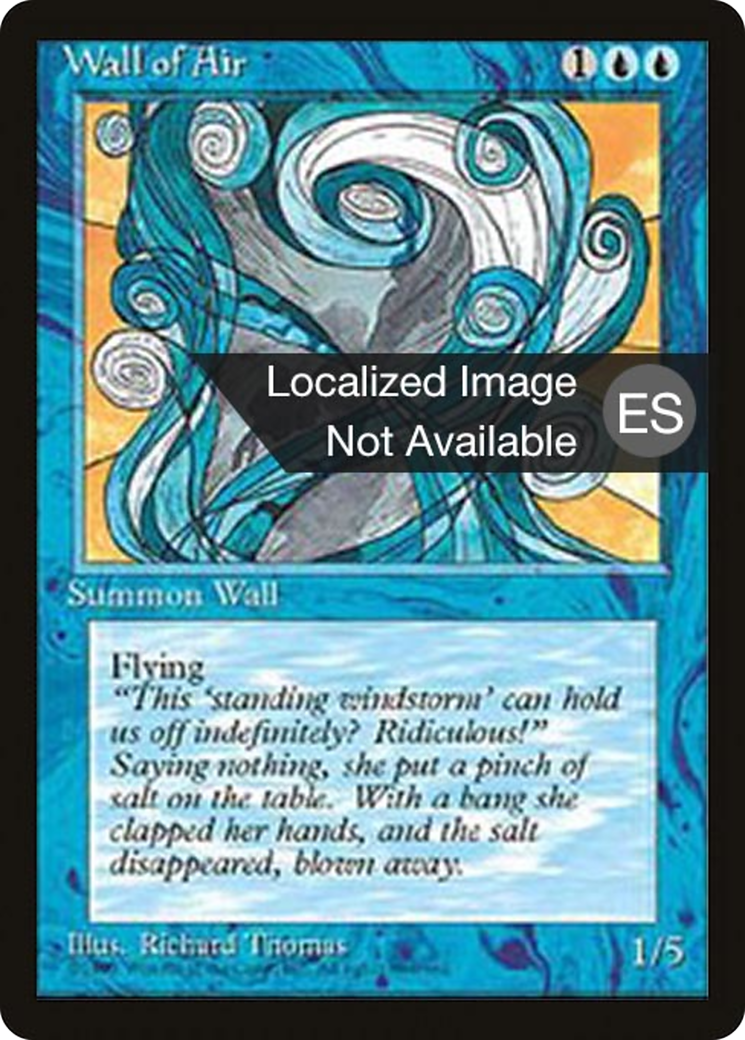 {F} Wall of Air [Fourth Edition (Foreign Black Border)][FBB 4ED 113]