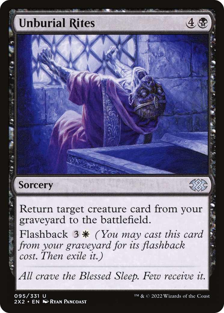 {C} Unburial Rites [Double Masters 2022][2X2 095]