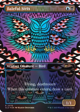 Baleful Strix (2070) (Rainbow Foil) [SLD 2070]  Foil